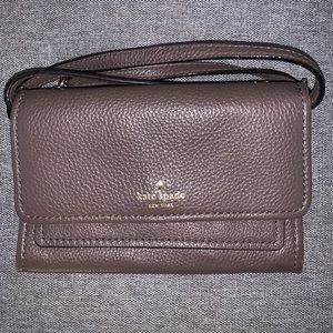 Taupe Kate Spade wallet purse